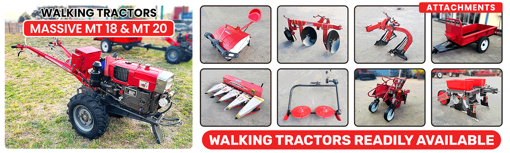Walking Tractors for Sale in Zimbabwe